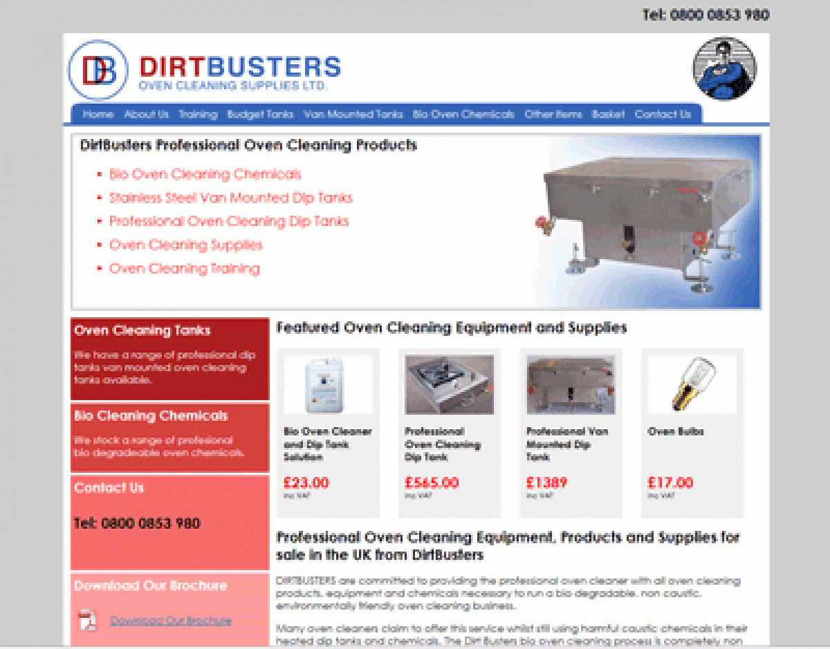 Dirtbusters Cleaning Products